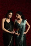 Mehek 1238a To 1238g Tissue Chiffon With Hand Work Jerquen Work Saree Wholesale Market In Surat
